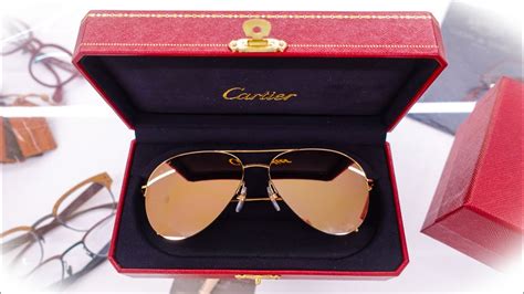 cartier unisex special edition aviator sunglasses